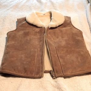 Real sheepskin wool vest from New Zealand